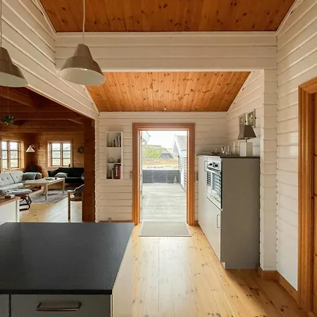 Bright House In Dune Row Near The North Sea *