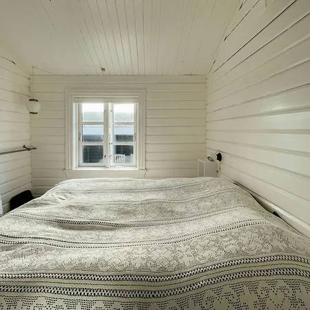 Bright House In Dune Row Near The North Sea